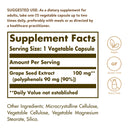 Solgar Grape Seed Extract 100 mg 60 Vegetable Capsules - DailyVita
