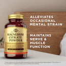 Solgar Magnesium Citrate Powder - 60 Servings - 3.8 oz (108 gm)