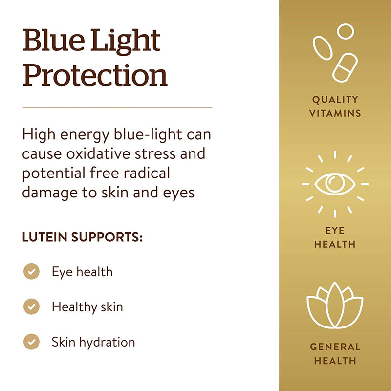 Solgar Lutein 20 mg 60 Softgels - DailyVita