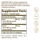 Solgar No-Flush Niacin 500 mg (Vitamin B3) (Inositol Hexanicotinate) 100 Vegetable Capsules - DailyVita