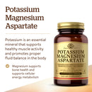 Solgar Potassium Magnesium Aspartate 90 Vegetable Capsules - DailyVita