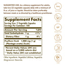 Solgar Psyllium Husks Fiber 500 mg 200 Vegetable Capsules - DailyVita