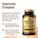 CLEARANCE! Solgar Quercetin Complex with Ester-C Plus 50 Vegetable Capsules, BEST BY 12/2025 - DailyVita