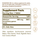 Solgar Selenium 200 mcg 100 Tablets - DailyVita