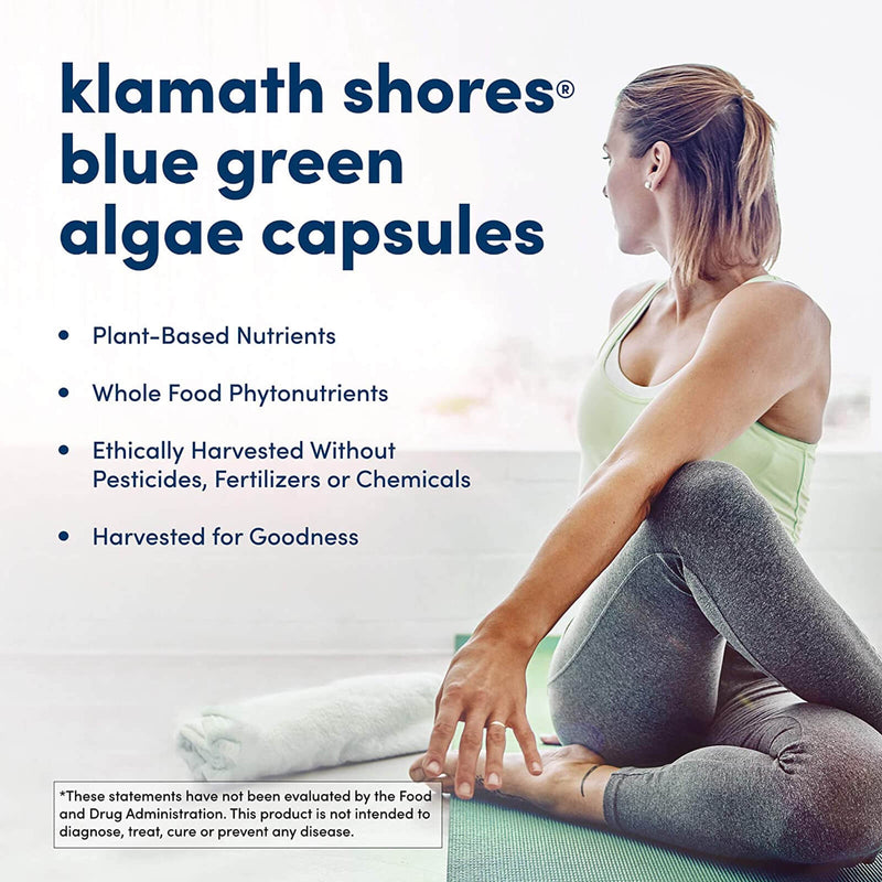 Solgar Klamath Shores Blue Green Algae 500  MG 120 Capsules - DailyVita
