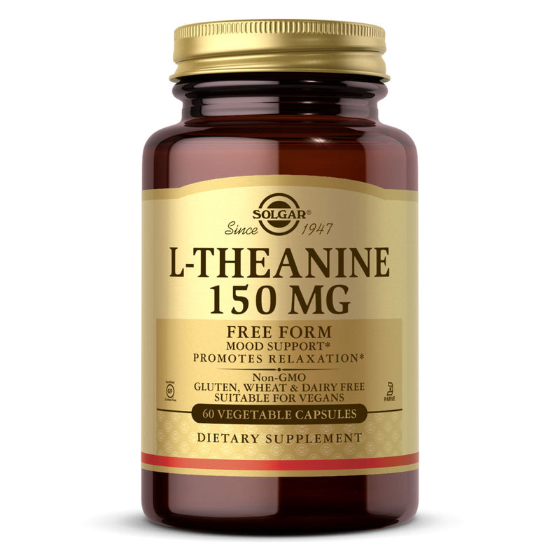Solgar L-Theanine 150 mg 60 Vegetable Capsules - DailyVita