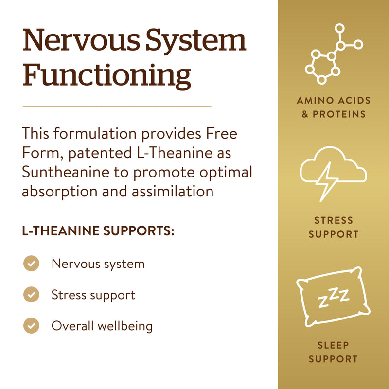 Solgar L-Theanine 150 mg 60 Vegetable Capsules - DailyVita
