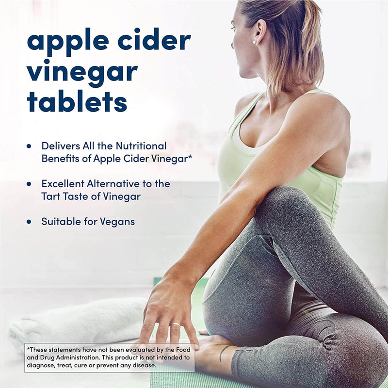 CLEARANCE! American Health Apple Cider Vinegar 480 mg - 200 Tablets, BEST BY 11/2024