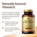 Solgar Vitamin E 268 mg (400 IU) Mixed (d-Alpha Tocopherol & Mixed Tocopherols) 50 Softgels - DailyVita