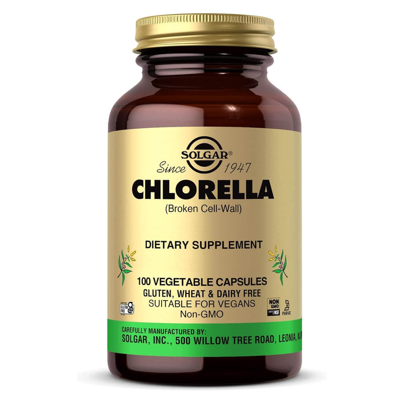 Solgar Chlorella 100 Vegetable Capsules - DailyVita