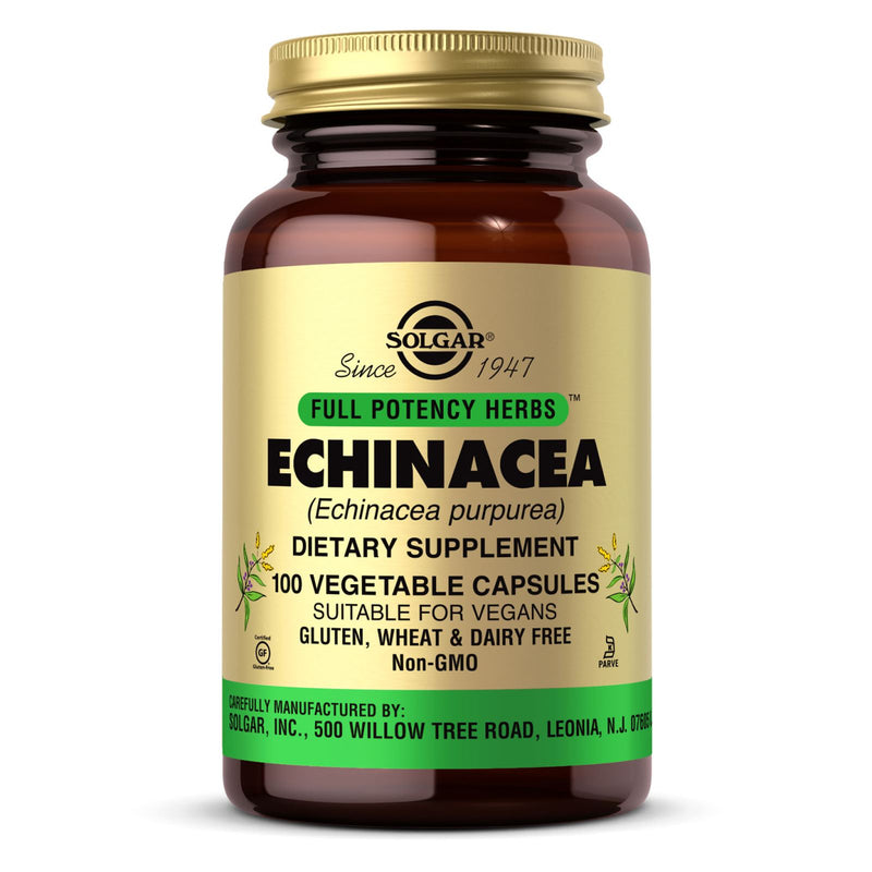 Solgar FP Echinacea 100 Vegetable Capsules - DailyVita