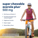 Solgar Super Acerola Plus 500  MG - 100 Chewable Wafers - DailyVita