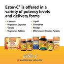 Solgar Ester-C 500  MG with Citrus Bioflavonoids - 120 Vegetable Capsules - DailyVita