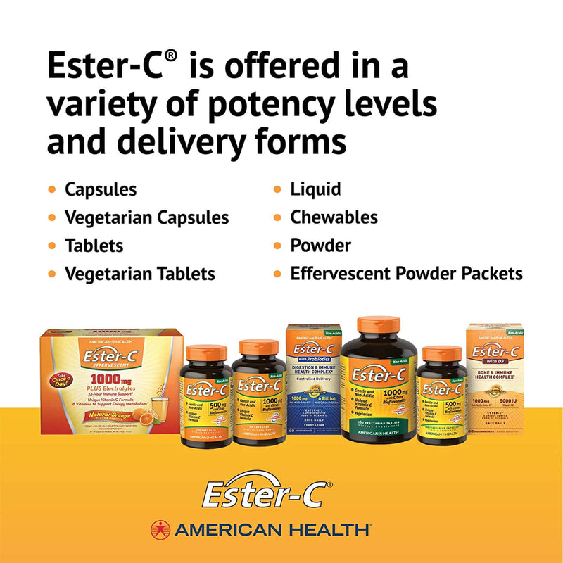 American Health Ester-C® 500 mg con bioflavonoides cítricos – 90 tabletas