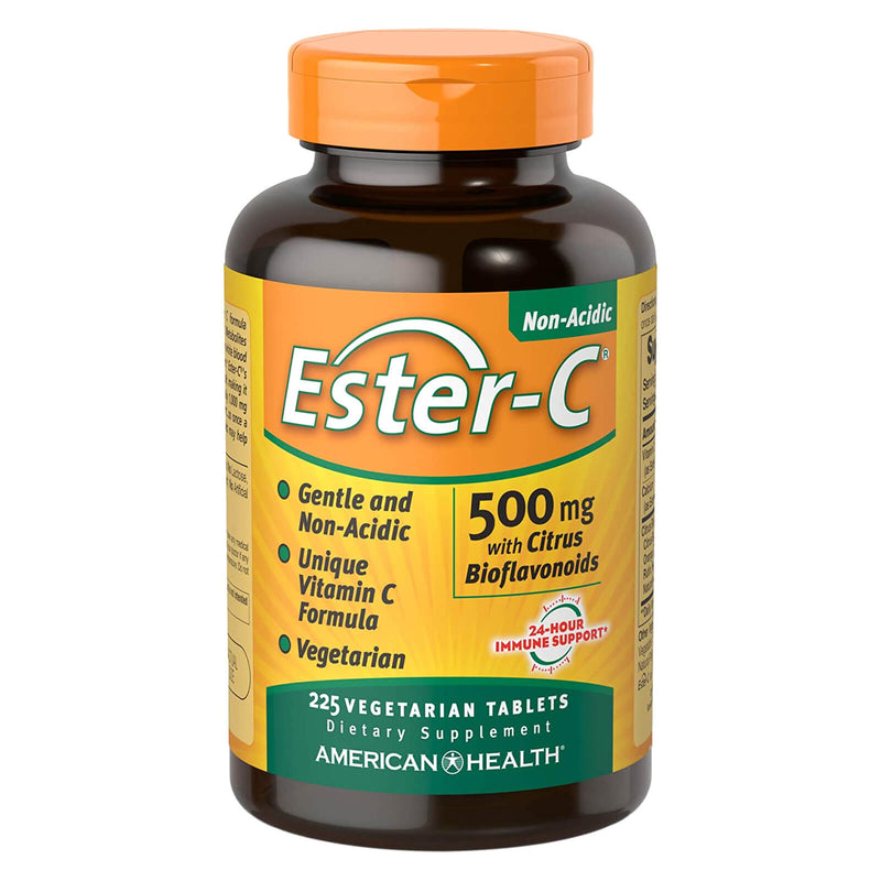 Solgar Ester-C 500  MG with Citrus Bioflavonoids - 225 Vegetarian Tablets - DailyVita