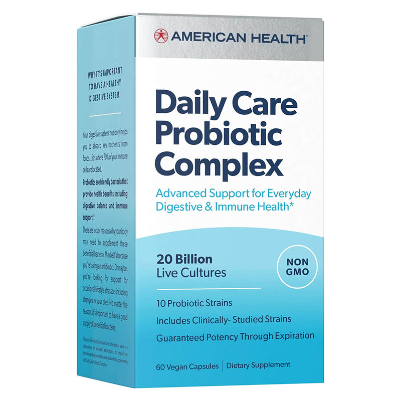 Solgar Daily Care Probiotic Complex - 60 Vegan Capsules - DailyVita