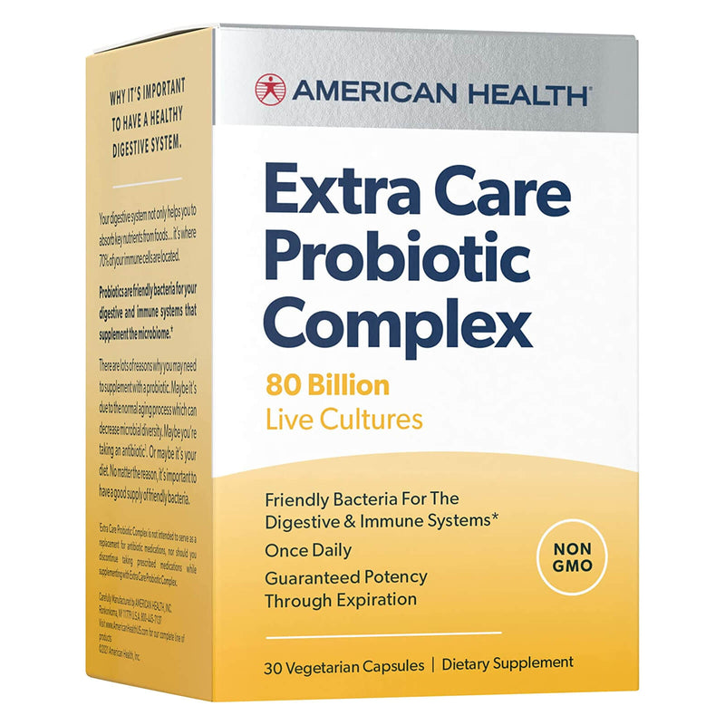 Solgar Extra Care Probiotic Complex - 30 Vegetable Capsules - DailyVita