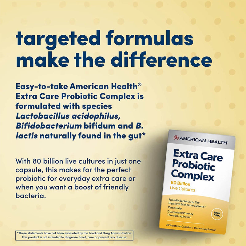 Solgar Extra Care Probiotic Complex - 30 Vegetable Capsules - DailyVita