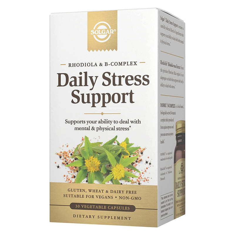 Solgar Daily Stress Support 30 Vegetable Capsules - DailyVita