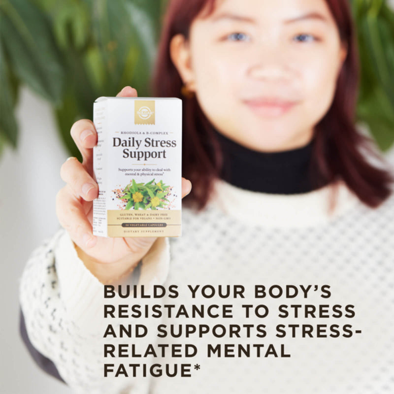 Solgar Daily Stress Support 30 Vegetable Capsules - DailyVita