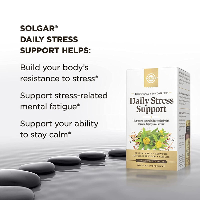 Solgar Daily Stress Support 60 Vegetable Capsules - DailyVita