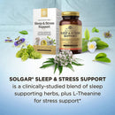Solgar Sleep & Stress Support 30 Vegetable Capsules - DailyVita