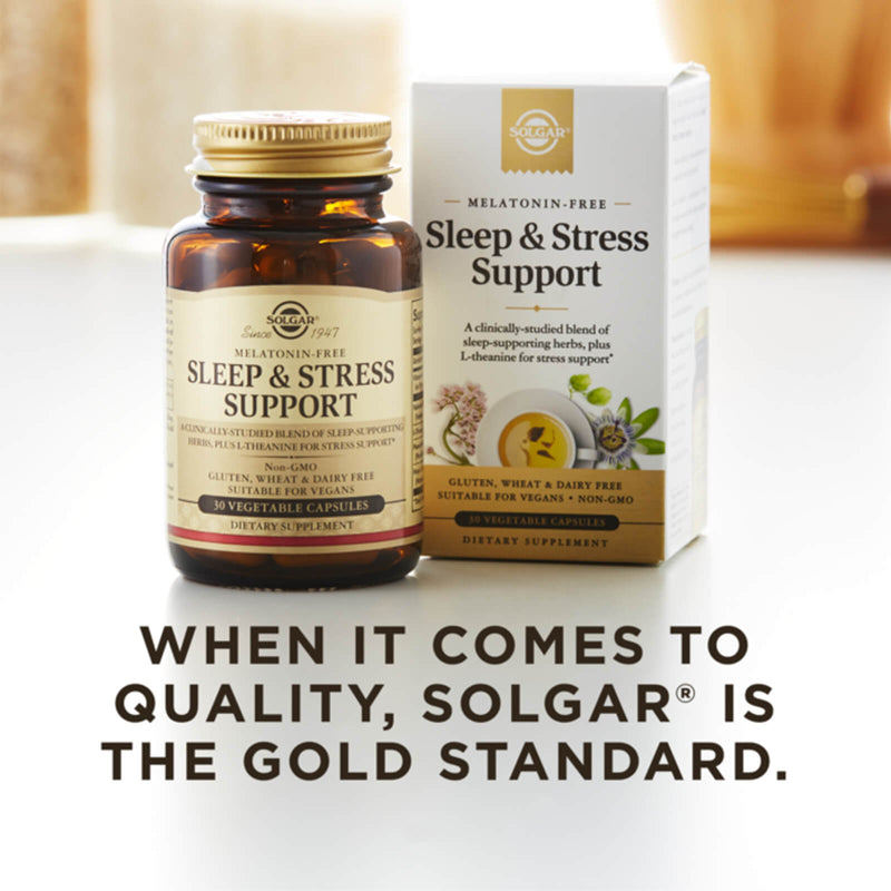 Solgar Sleep & Stress Support 30 Vegetable Capsules - DailyVita