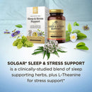 Solgar Sleep & Stress Support 60 Vegetable Capsules - DailyVita