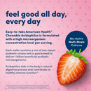 Solgar Chewable Acidophilus And Bifidum 1 Billion Natural Strawberry - 60 Wafers - DailyVita