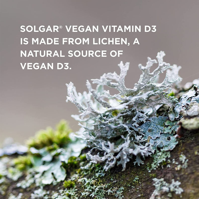 Solgar Vegan Vitamin D3 25 mcg (1000 IU) 120 Softgels