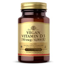 Solgar Vegan Vitamin D3 150 mcg (6000 IU) 50 Softgels - DailyVita