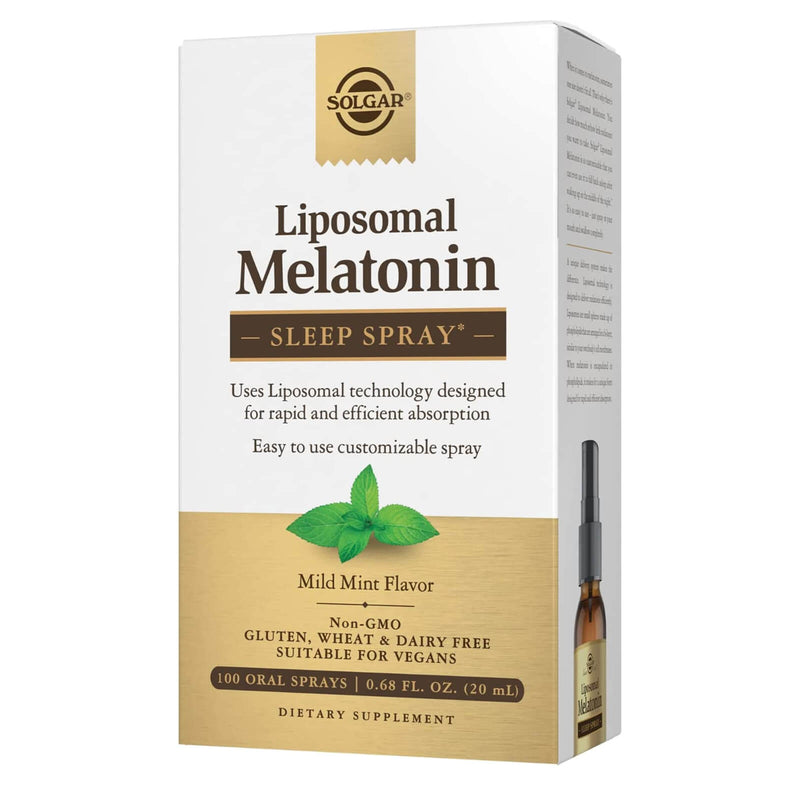CLEARANCE! Solgar Liposomal Melatonin Spray 0.68 fl.oz, BEST BY 07/2024 - DailyVita
