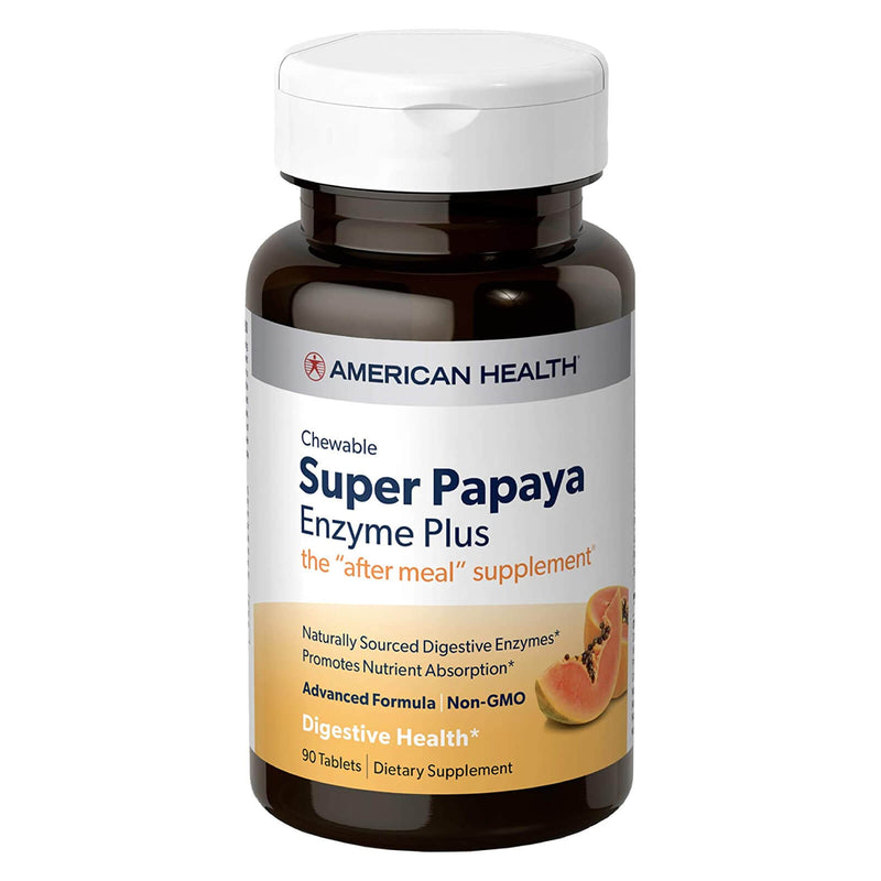 Solgar Super Papaya Enzyme Plus - 90 Chewable Tablets - DailyVita