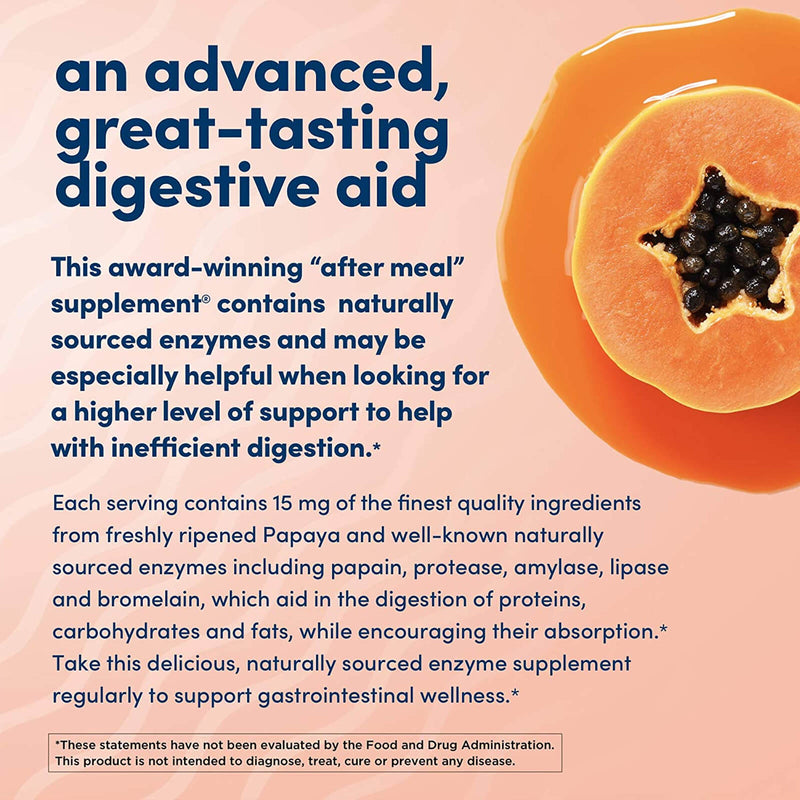 Solgar Super Papaya Enzyme Plus - 90 Chewable Tablets - DailyVita