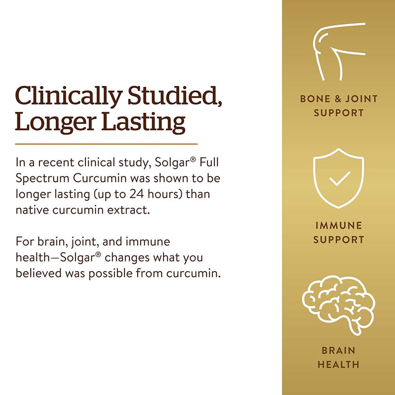 CLEARANCE! Solgar Full Spectrum Curcumin Liquid Extract 60 Softgels, BEST BY 11/2025 - DailyVita