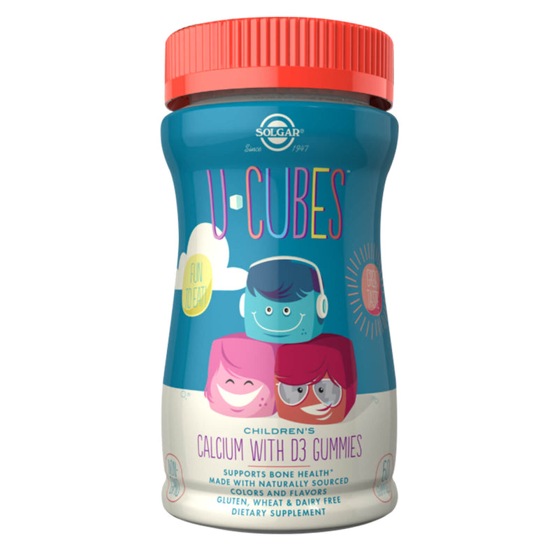 Solgar U-Cubes™ Children's Calcium with D3 60 Gummies - DailyVita