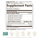 Solgar Advanced Sleep สนับสนุนโปรไบโอติก