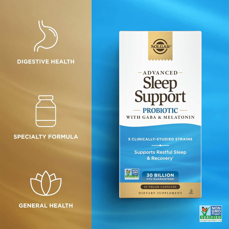Solgar Advanced Sleep สนับสนุนโปรไบโอติก