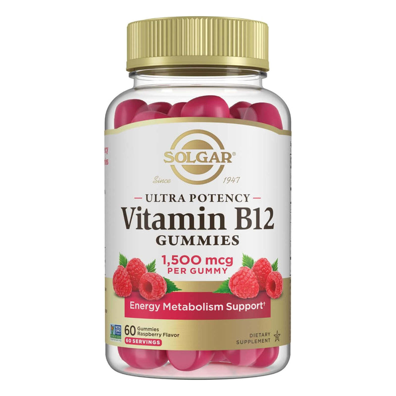 Solgar Ultra Potency B12 GUMMIES 60 Gummies