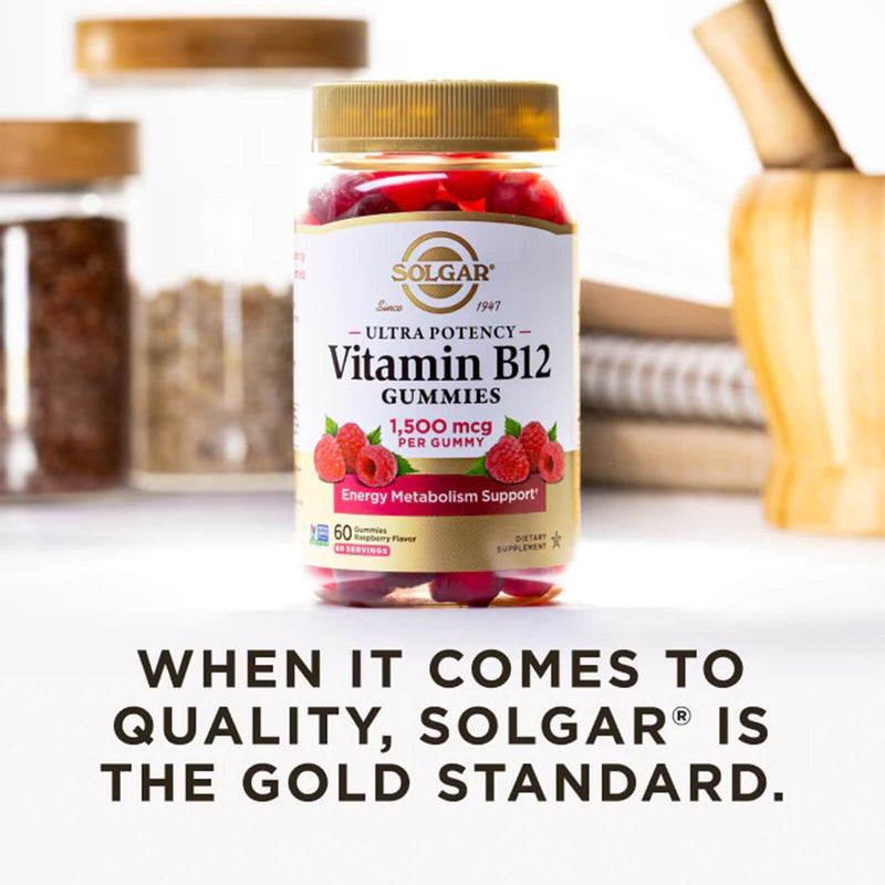 Solgar Ultra Potency B12 GUMMIES 60 Gummies