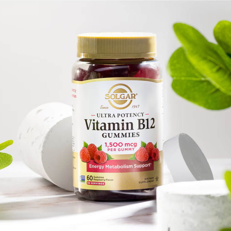 Solgar Ultra Potency B12 GUMMIES 60 Gummies