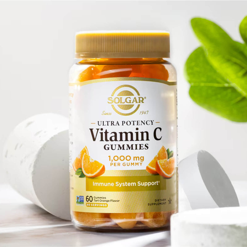 سولجار ألترا بوتنسي فيتامين سي حلوى جيلاتينية 60 حلوى جيلاتينية