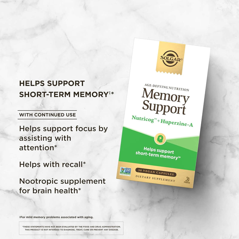 Solgar Memory Memory Support 30 Capsules
