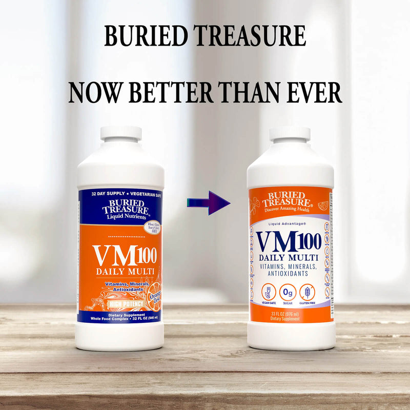 Buried Treasure VM100 Complete Liquid Nutrients 32 fl oz (946 ml) - DailyVita