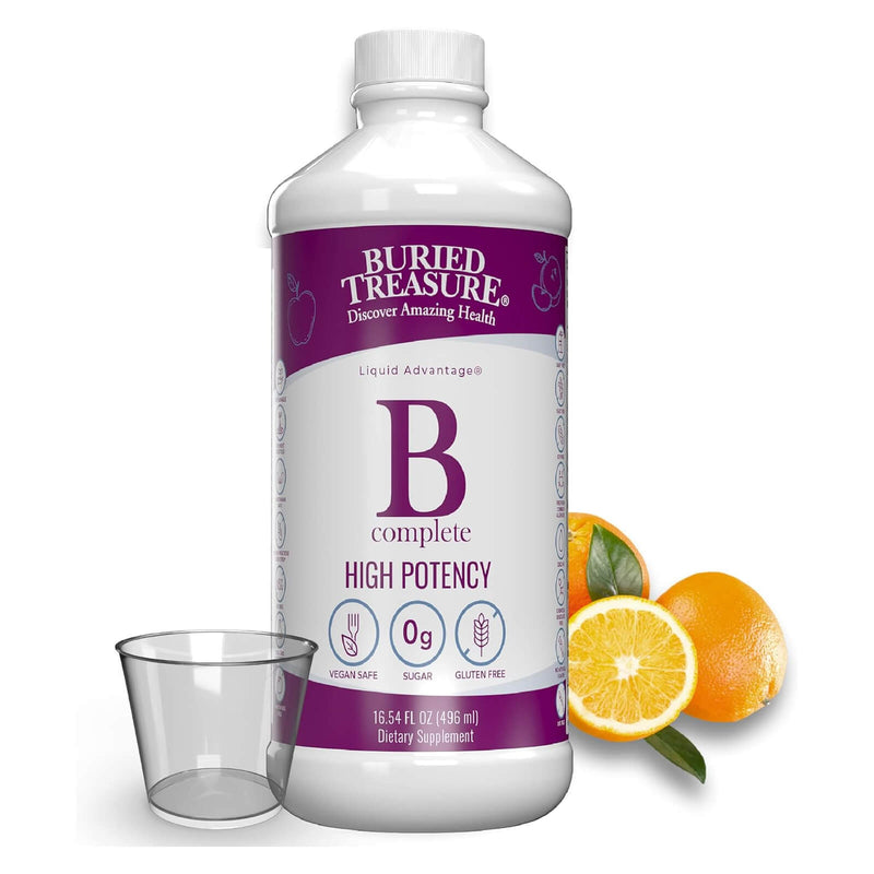 Buried Treasure Liquid Vitamins B Nutrients 16 fl oz (473 ml) - DailyVita