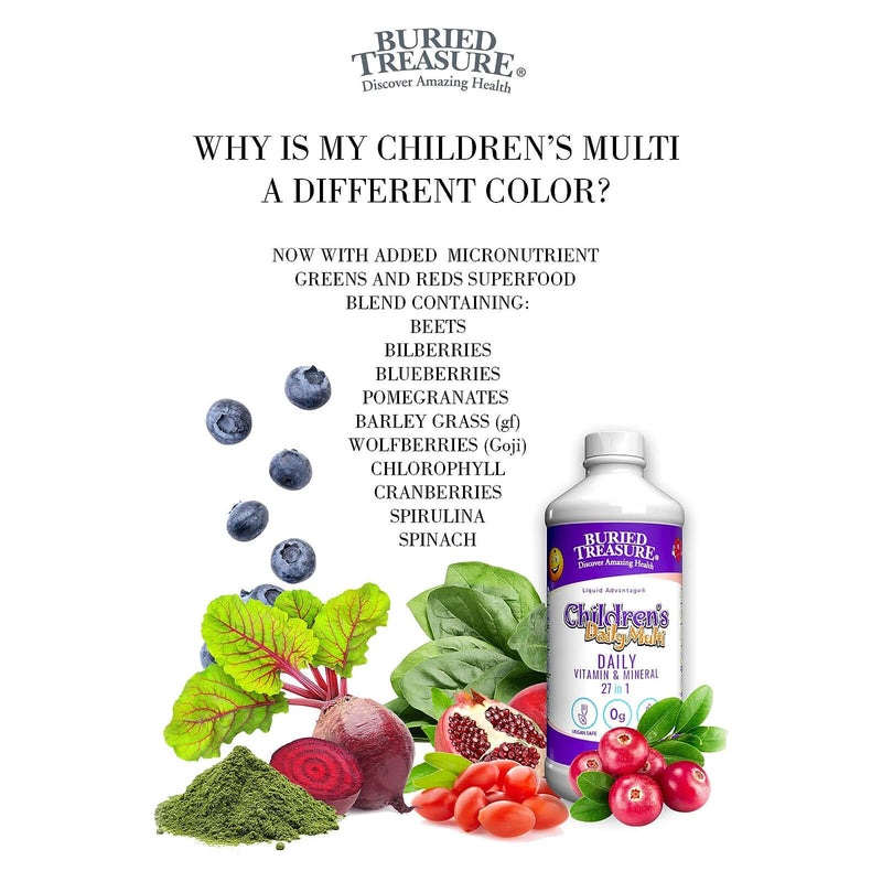 Buried Treasure Children's Complete Liquid Nutrients 16 fl oz (473 ml) - DailyVita