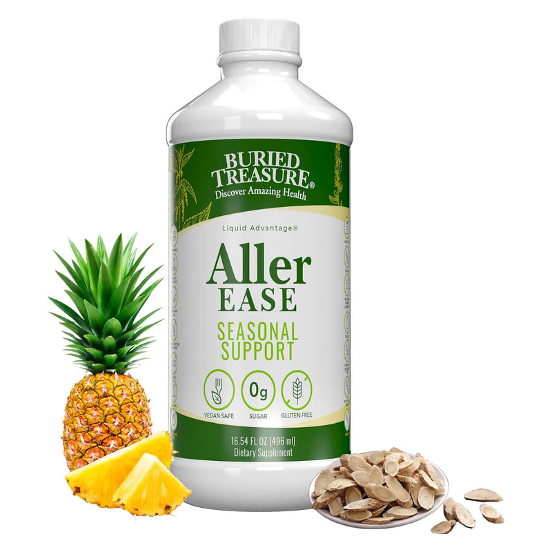 CLEARANCE! Buried Treasure Aller ease Liquid Nutrients 16 fl oz (473 ml), BEST BY 09/2024