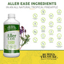 CLEARANCE! Buried Treasure Aller ease Liquid Nutrients 16 fl oz (473 ml), BEST BY 03/2026 - DailyVita