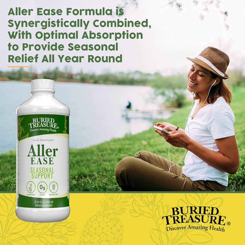 CLEARANCE! Buried Treasure Aller ease Liquid Nutrients 16 fl oz (473 ml), BEST BY 09/2024