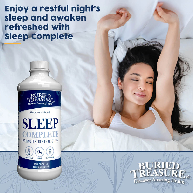 Buried Treasure Sleep Complete Liquid Nutrients 16 fl oz (473 ml) - DailyVita